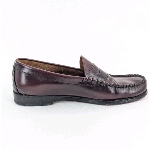 G.h. Bass Sz 10 EE Wilton ? Weejuns Dark Cherry Leather  Loafer Normcore Classic main image 12